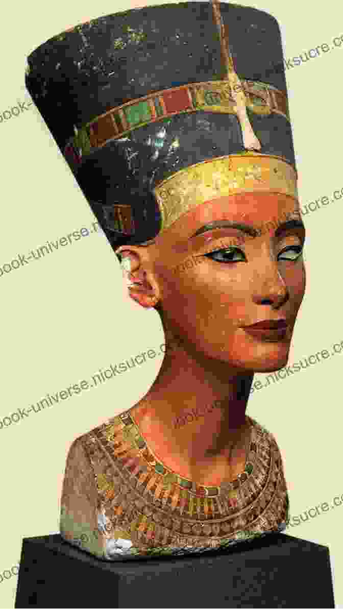 A Bust Of Nefertiti, The Egyptian Queen, With Her Iconic Elongated Neck And Elaborate Headdress CLEOPATRA: The Egyptian Queen The Entire Life Story Biography Facts Quotes (Great Biographies 56)
