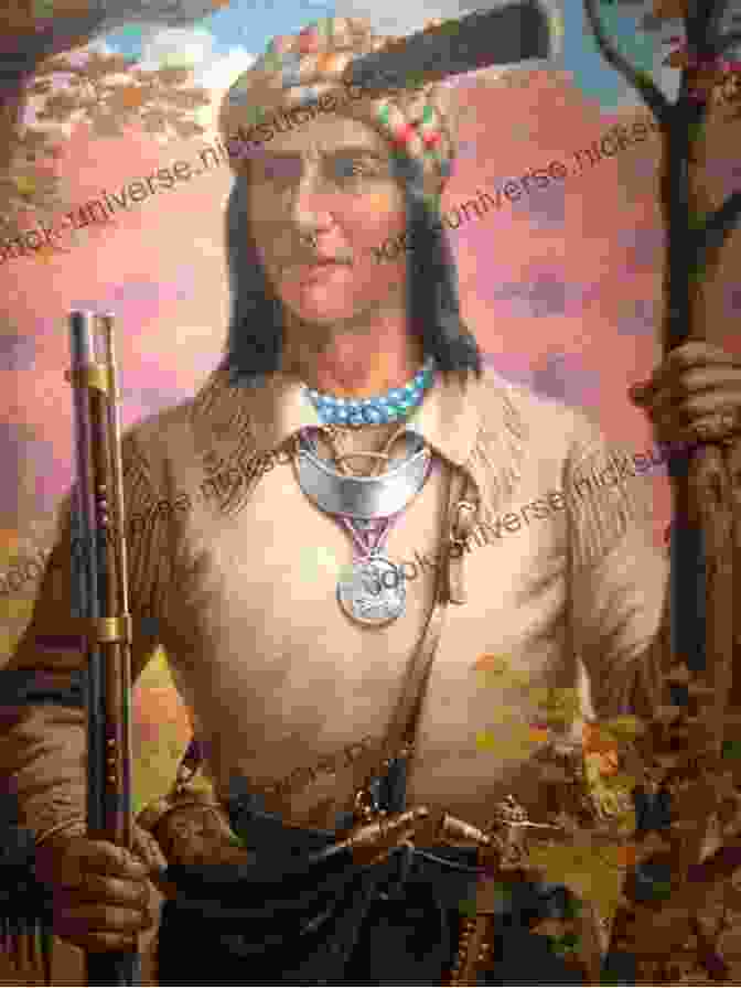 A Portrait Of Tecumseh, A Native American Warrior And Leader, With A Determined Expression And Traditional Shawnee Clothing The Story Of Tecumseh: Indian Warrior