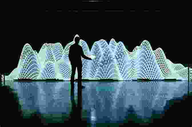 A Stage Performer Interacting With A Digital Projection Superimposed On The Physical Stage The Performing Arts In A New Era