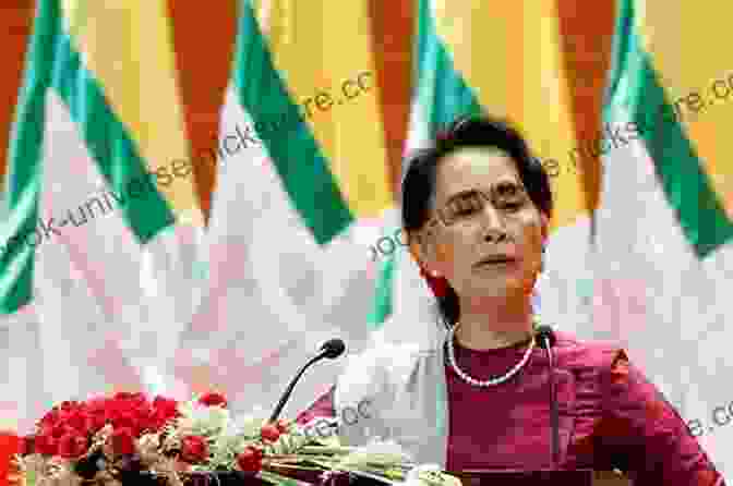 Aung San Suu Kyi Delivering A Speech The Lady And The Peacock: The Life Of Aung San Suu Kyi