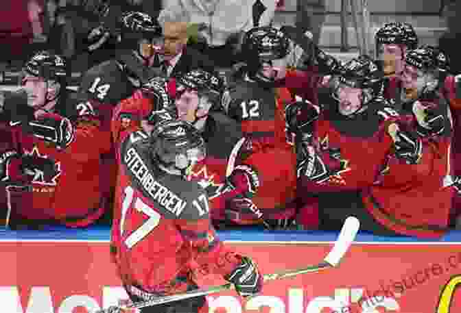 Canada's World Junior Hockey Championship Team Celebrating A Goal Road To Gold: The Untold Story Of Canada At The World Juniors