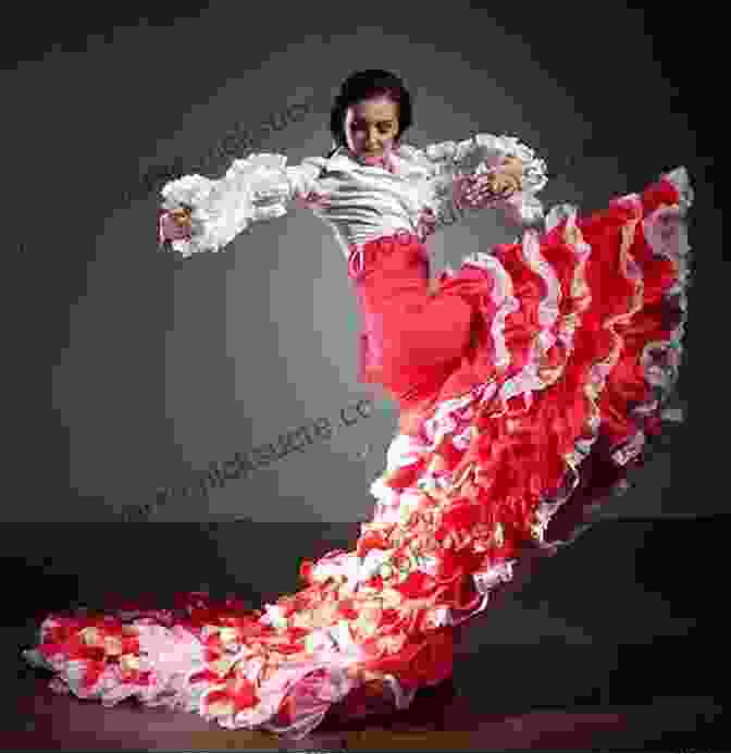 Flamenco Dancer In A Traditional Costume The Golden Age Of The Spanish Dance