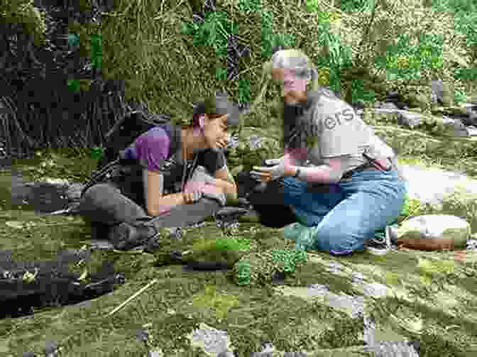 Kay Clark Collecting Plant Specimens In The Amazon Rainforest. She Is Surrounded By Lush Vegetation And Has A Keen Expression. My Life As Kay Clark