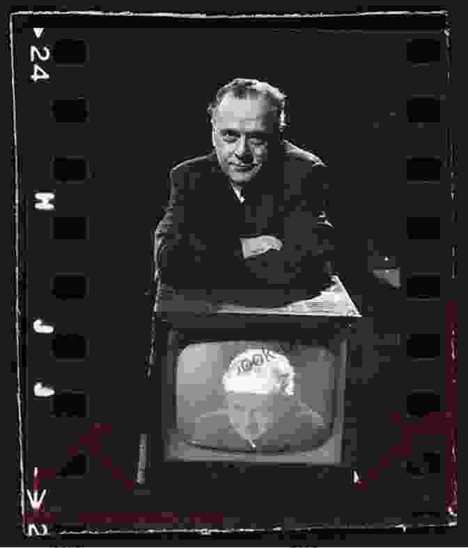 Marshall McLuhan Standing In Front Of A Media Collage Marshall McLuhan (Quest Biography 7)