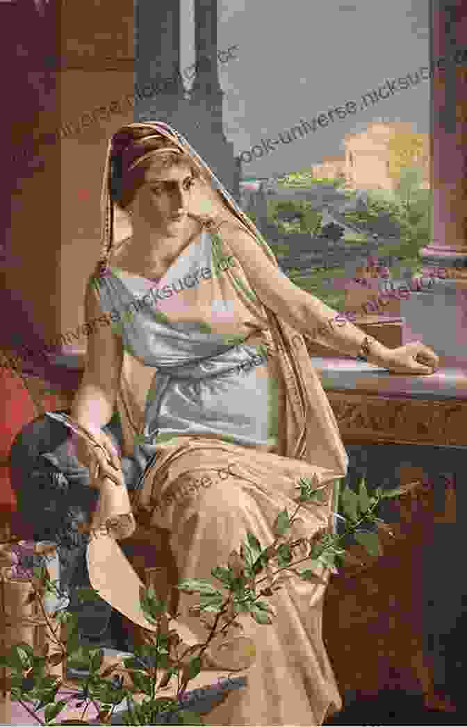 Oil Painting Depicting Hypatia, A Greek Philosopher And Mathematician, In A Flowing Robe And Holding A Compass And A Book Hypatia: Mathematician Philosopher Myth Charlotte Booth