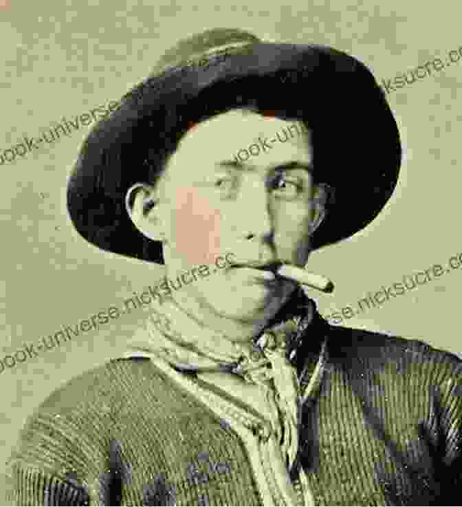 Portrait Of Billy The Kid, A Young Man With A Stern Expression, Dressed In Cowboy Attire The Authentic Life Of Billy The Kid