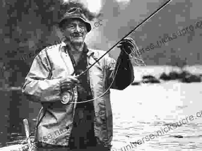 Roderick Haig Brown, Noted Canadian Conservationist, Author, And Angler, Standing On The Bank Of A River With A Fishing Rod Roderick Haig Brown: Canada S Green Prophet
