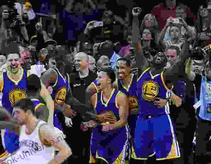 The Warriors Celebrate Their 2015 NBA Championship Victory Over The Cleveland Cavaliers. The Victory Machine: The Making And Unmaking Of The Warriors Dynasty