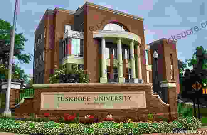 Tuskegee Institute, The Vocational School And Agricultural College Founded By Booker T. Washington In 1881, With Students And Buildings In The Background. Up From Slavery Annotated Booker T Washington